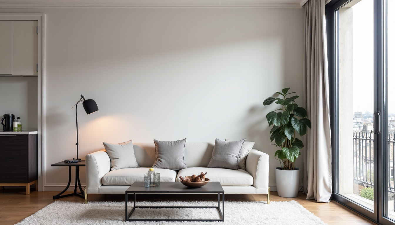 Appartement de luxe à Paris avec décoration contemporaine et vue sur la ville