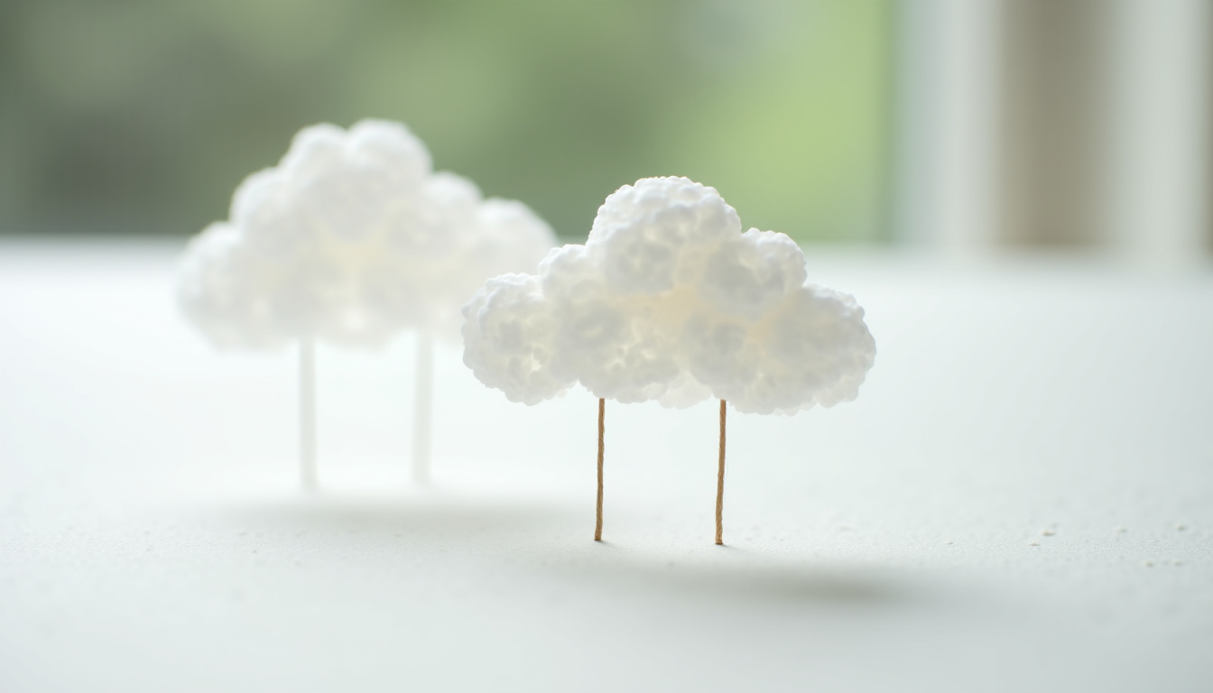 Graphique montrant le nuage Ichimoku (Kumo) entre les lignes Senkou Span A et B