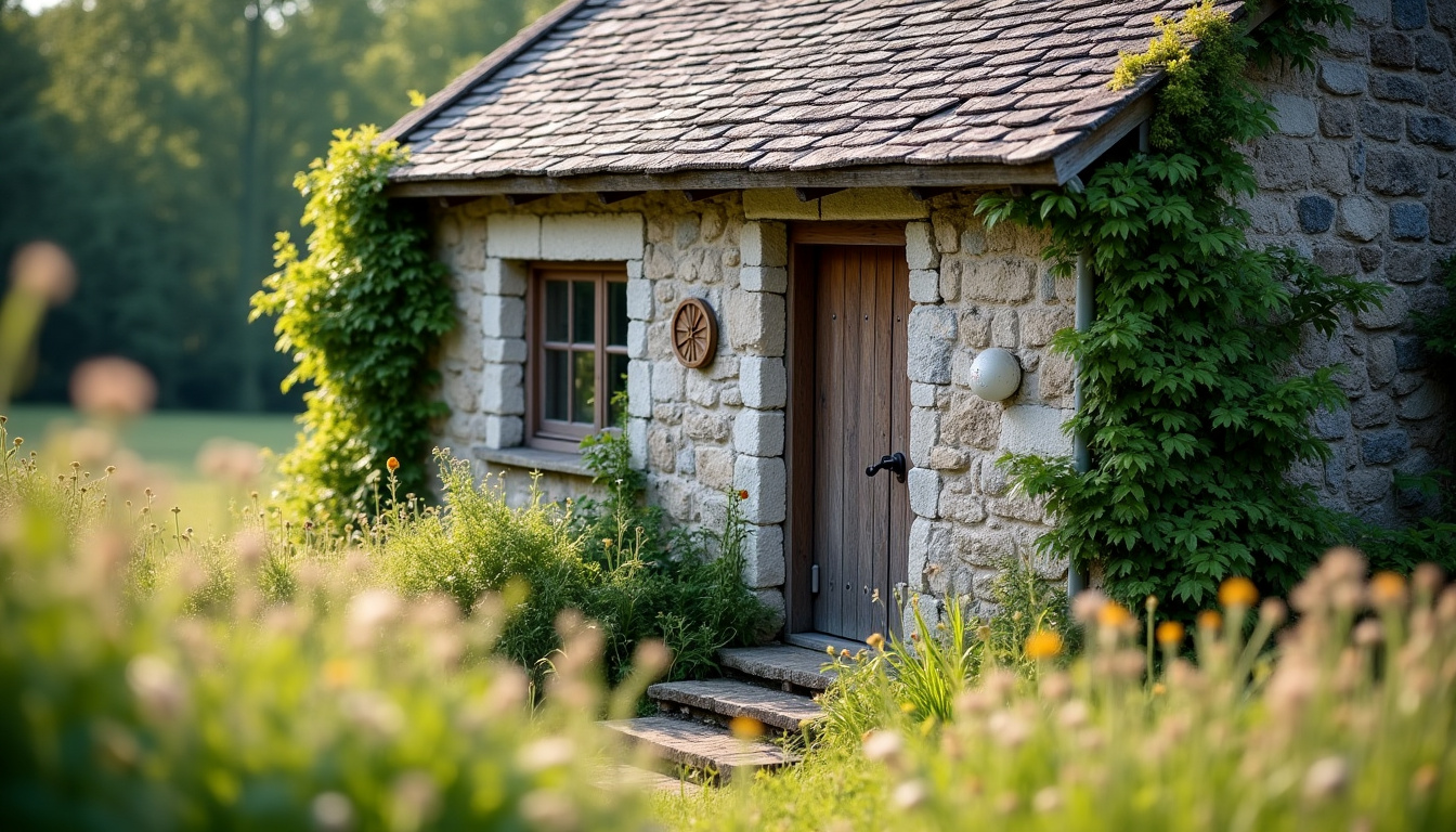 Maison traditionnelle en pierre dans les Côtes-d