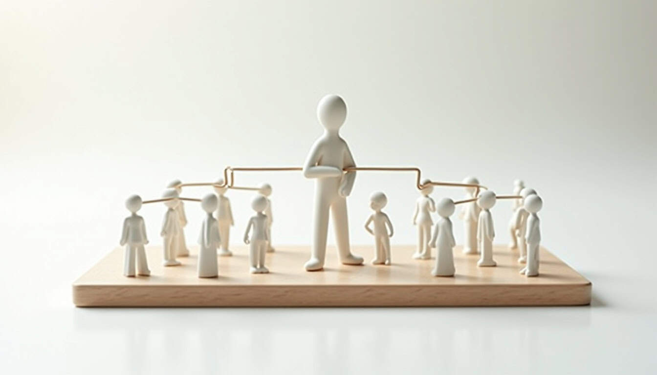 Organigramme hiérarchique du groupe La Poste avec focus sur les relations institutionnelles