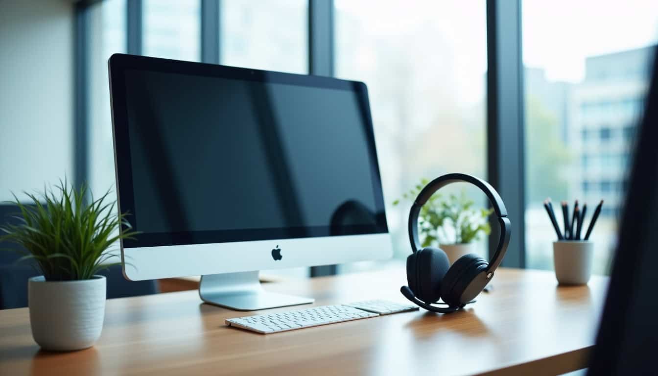 Photo du service informatique de l